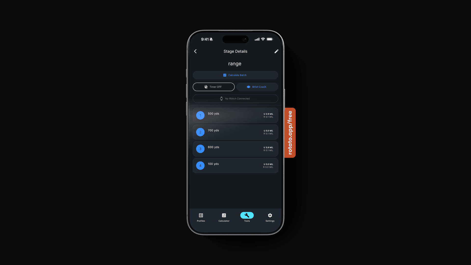 Plan your stage targets